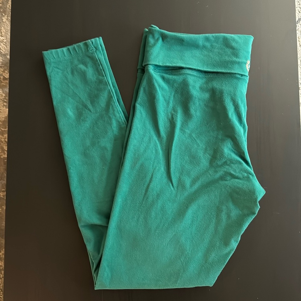 PINK Cotton Foldover Leggings